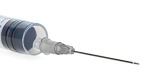 Medical syringe isolated — Stock Photo, Image