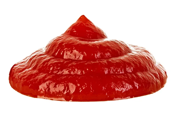 Tomatenketchup isoliert auf weißem Hintergrund — Stockfoto