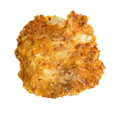 Beyaz arkaplanda izole mısır gevrekleri