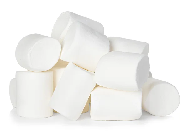Marshmallow isolerad på vit bakgrund — Stockfoto