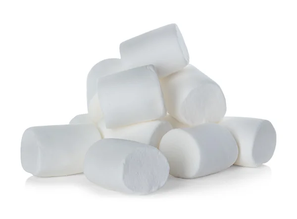 하얀 배경에 고립 된 마시멜로 — 스톡 사진