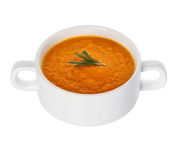 Soupe isolée sur fond blanc — Photo