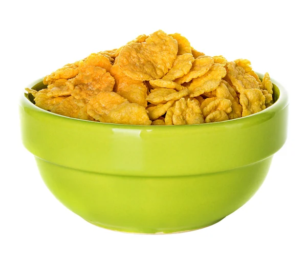 Corn flakes isolated on the white background — Stock Photo, Image