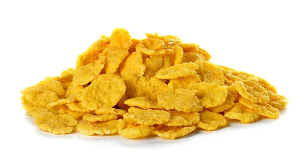 Corn flakes isolated on the white background — Stock Photo, Image