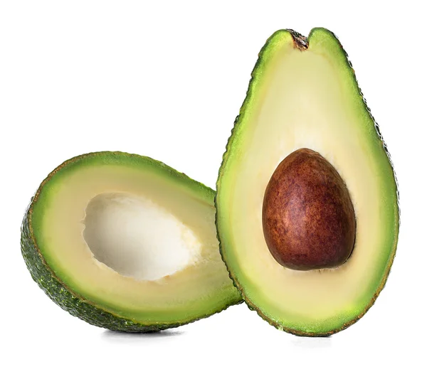 Avocado geïsoleerd op een witte achtergrond. — Stockfoto