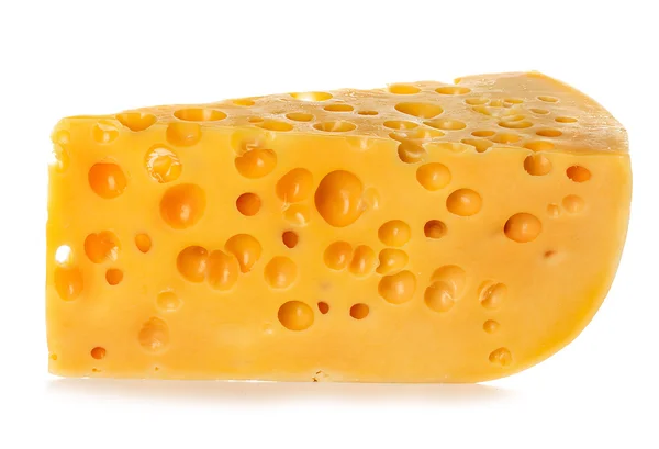 흰 배경에 분리 된 치즈 — 스톡 사진