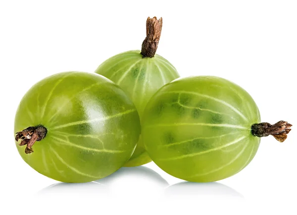 Gooseberry isolated on white — Stock Photo, Image