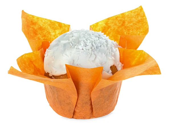 Muffin isolated on white background — Stock Photo, Image