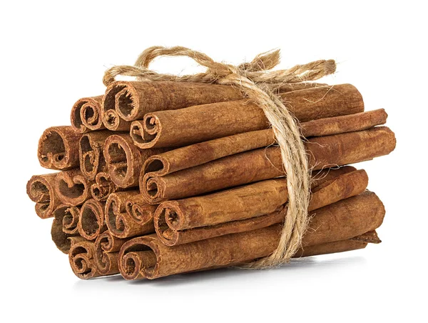 Cinnamon sticks on white — Stock Photo, Image