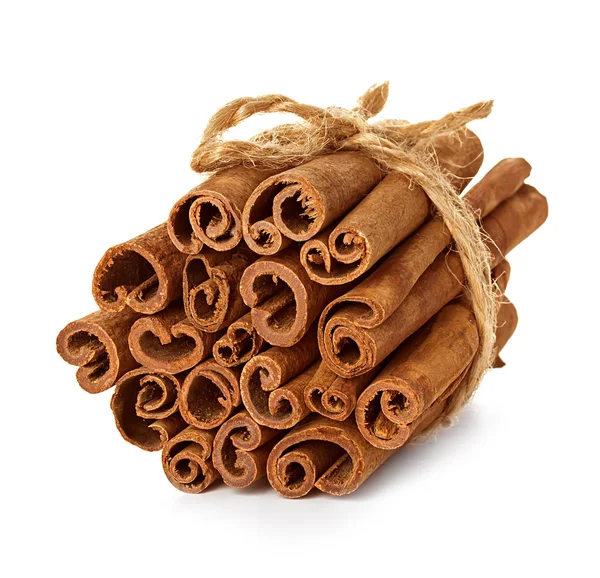 Cinnamon sticks on white — Stock Photo, Image