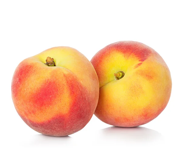 Peach isolated on white background — Stock Photo, Image