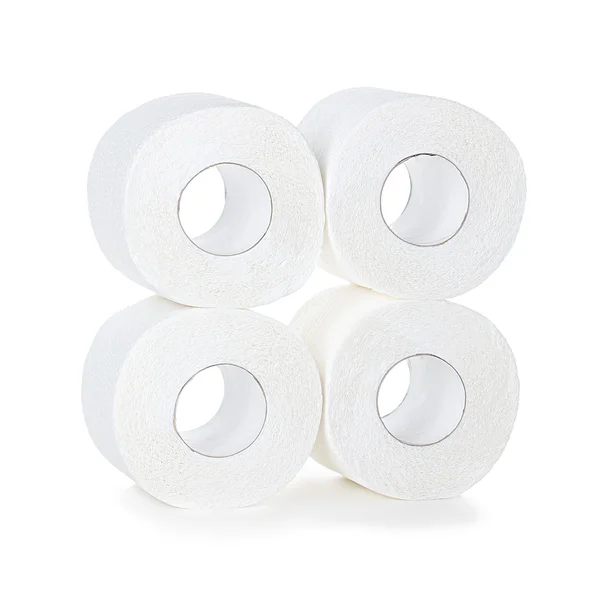 Toilet paper isolated — Stock Photo, Image