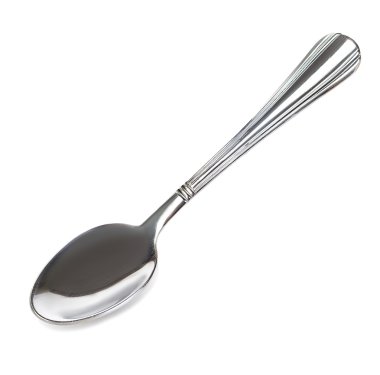 kaşık beyaz arkaplanda izole