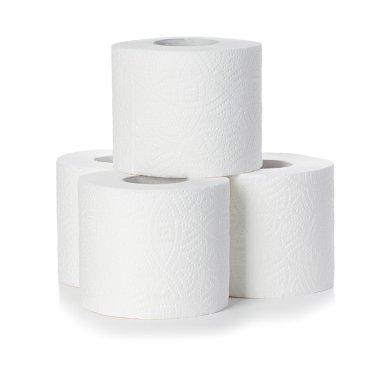 Toilet paper isolated clipart