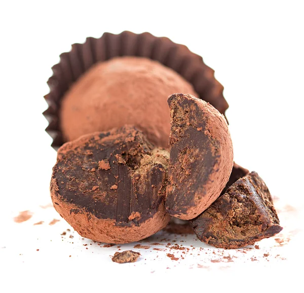 Tartufi di cioccolato — Foto Stock