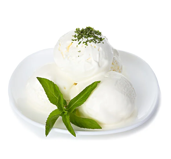 Zmrzlina izolované na bílém — Stock fotografie