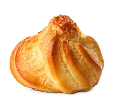 Beyaz arkaplanda izole edilmiş kek