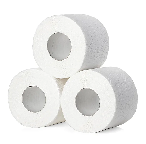 Toilet paper isolated — Stock Photo, Image