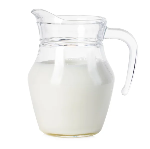 Leche aislada sobre fondo blanco — Foto de Stock