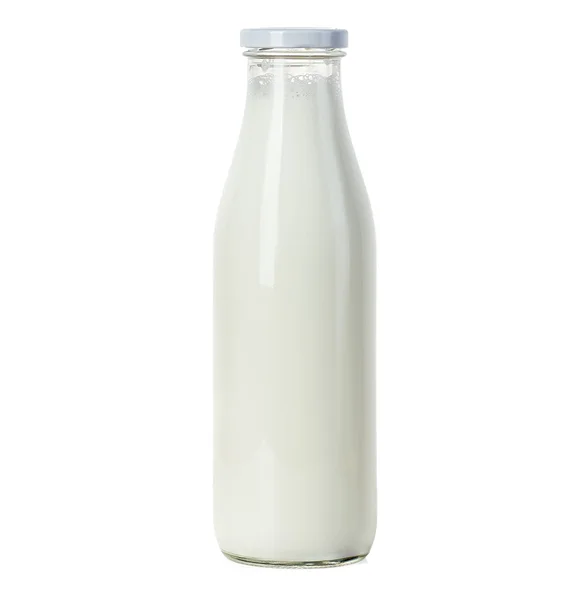 Mléko izolovaných na bílém pozadí — Stock fotografie