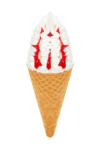 Helado con cono aislado — Foto de Stock