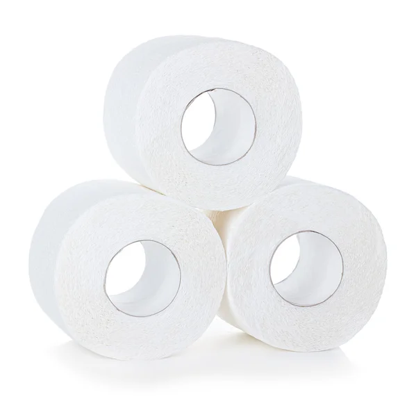 Izolovaný toaletní papír — Stock fotografie
