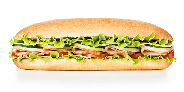 Royal sandwich isolated on white background — Stock Photo, Image