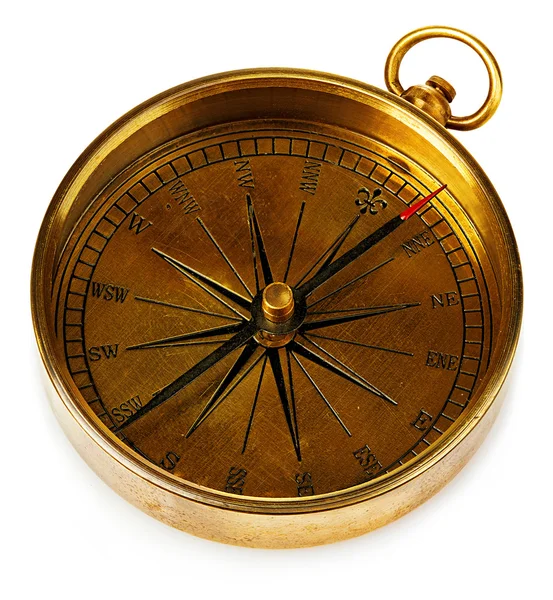 Vintage brass compass Stock Photo by ©AVFC 81212650