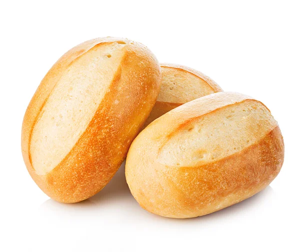 Brood close-up geïsoleerd. — Stockfoto