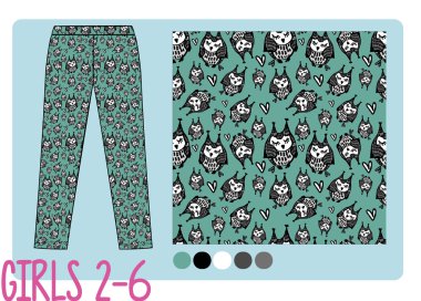 Çocuk pantolon kroki