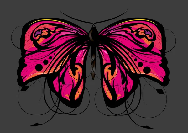 Vector mariposa — Vector de stock