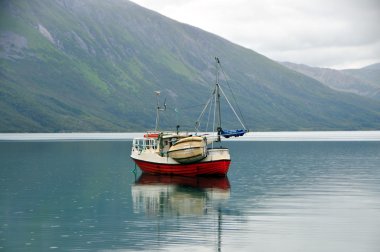 Fiyort balıkçı teknesi