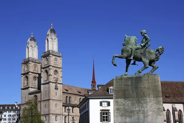 Schweizer Stadt Zürich — Stockfoto