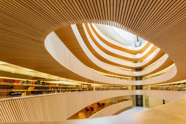 Zurique Suíça Novembro 2020 Interior Biblioteca Direito Universidade Zurique Suíça — Fotografia de Stock