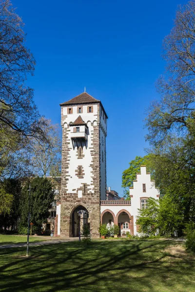 Gamla Saint Alban Porten Basel Schweiz Tre Viktiga Gamla Portarna — Stockfoto