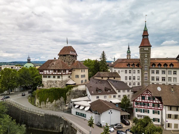 Sviçre Nin Başkenti Frauenfeld Inşa Edilen Kalenin Yüzyılda Inşa Edilen — Stok fotoğraf