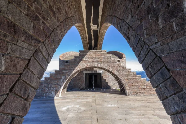 Cappella Santa Maria Degli Angeli Sul Monte Tamaro Dell Archetto — Foto Stock