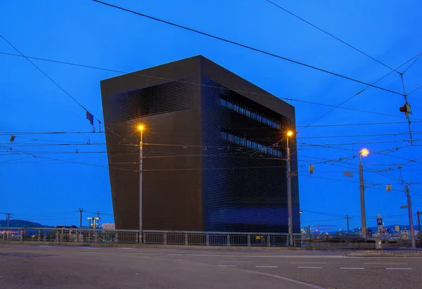 Basilej Švýcarsko Září 2021 Centrální Signální Skříňka Švýcarské Federální Dráhy — Stock fotografie