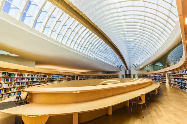 Zurique Suíça Novembro 2020 Interior Biblioteca Direito Universidade Zurique Suíça — Fotografia de Stock