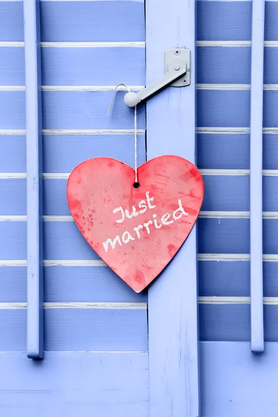 Just Married sign — Stock Photo, Image