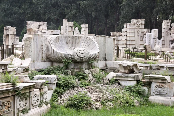 Le rovine dello Yuanmingyuan, Pechino, Cina — Foto Stock