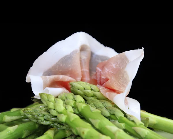 Asperges met spek — Stockfoto