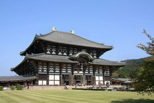 Todaiji chrám ve městě nara, Japonsko — Stock fotografie