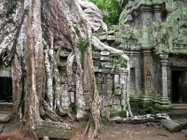 Angkok Wat, Kamboçya harabelerde