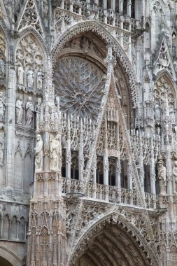 Rouen Katedrali (Notre Dame de Rouen cephe)