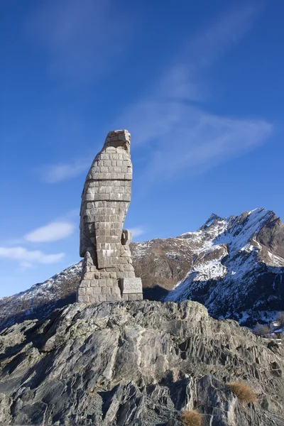 Schweizer Alpen - Simplonpass und Adler — Stockfoto