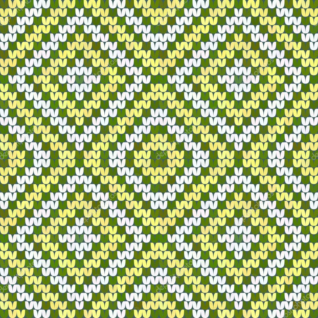Green and yellow seamless argyle texture