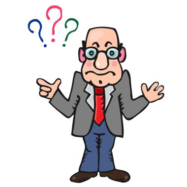 Çizgi film öğretmen sorularla