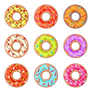 Bir şekilde dekore edilmiş Lokmalar