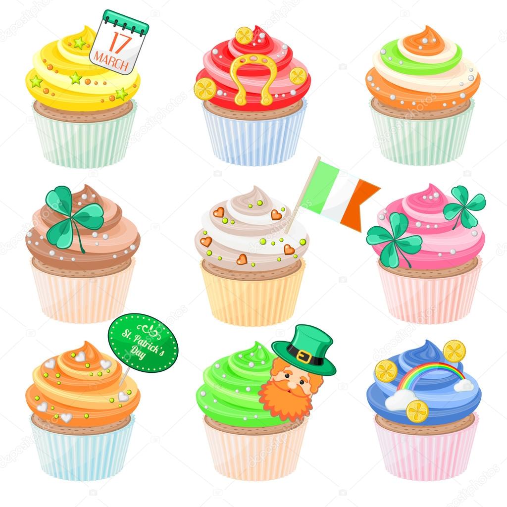 Cupcakes  for Saint Patrick's Day